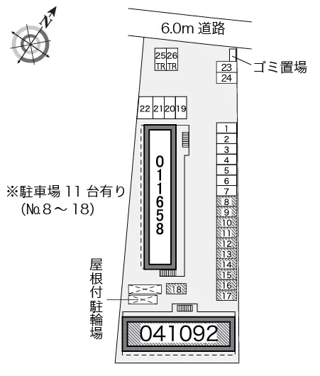 ★手数料０円★岸和田市磯上町４丁目　月極駐車場（LP）